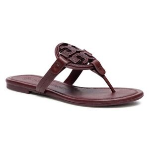 Tory Burch Miller Pave Crystal Thong Sandals Sz 9.5